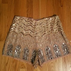 AKIRA Sequin Shorts